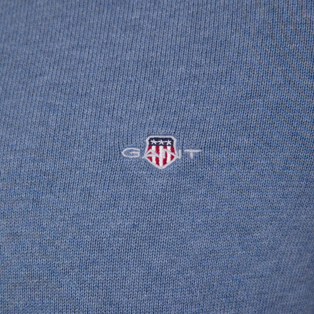 Gant Herren Casual Cotton Zip Cardigan BAUMWOLLSTRICKJACKE MIT REIßVERSCHLUSS (1er Pack)