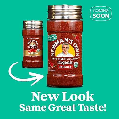 Miniatura 2 de Newman's Own Pimentón orgánico; ideal para carnes, guisos, sopas, certificado orgánico USDA, sin OMG, Kosher, botella de 2.13 onzas