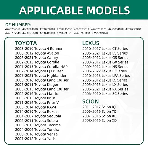 Miniatura 2 de Sensor de presión de neumáticos CDWTPS, 42607-33021 sensor TPMS, PMV-107J 315 Mhz, sistema de monitoreo de presión de neumáticos compatible con