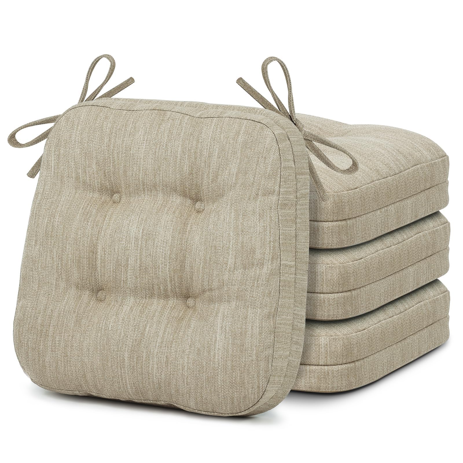 Amazon.com: Shinnwa Dining Chair Cushions Set of 4, Dual-Layer