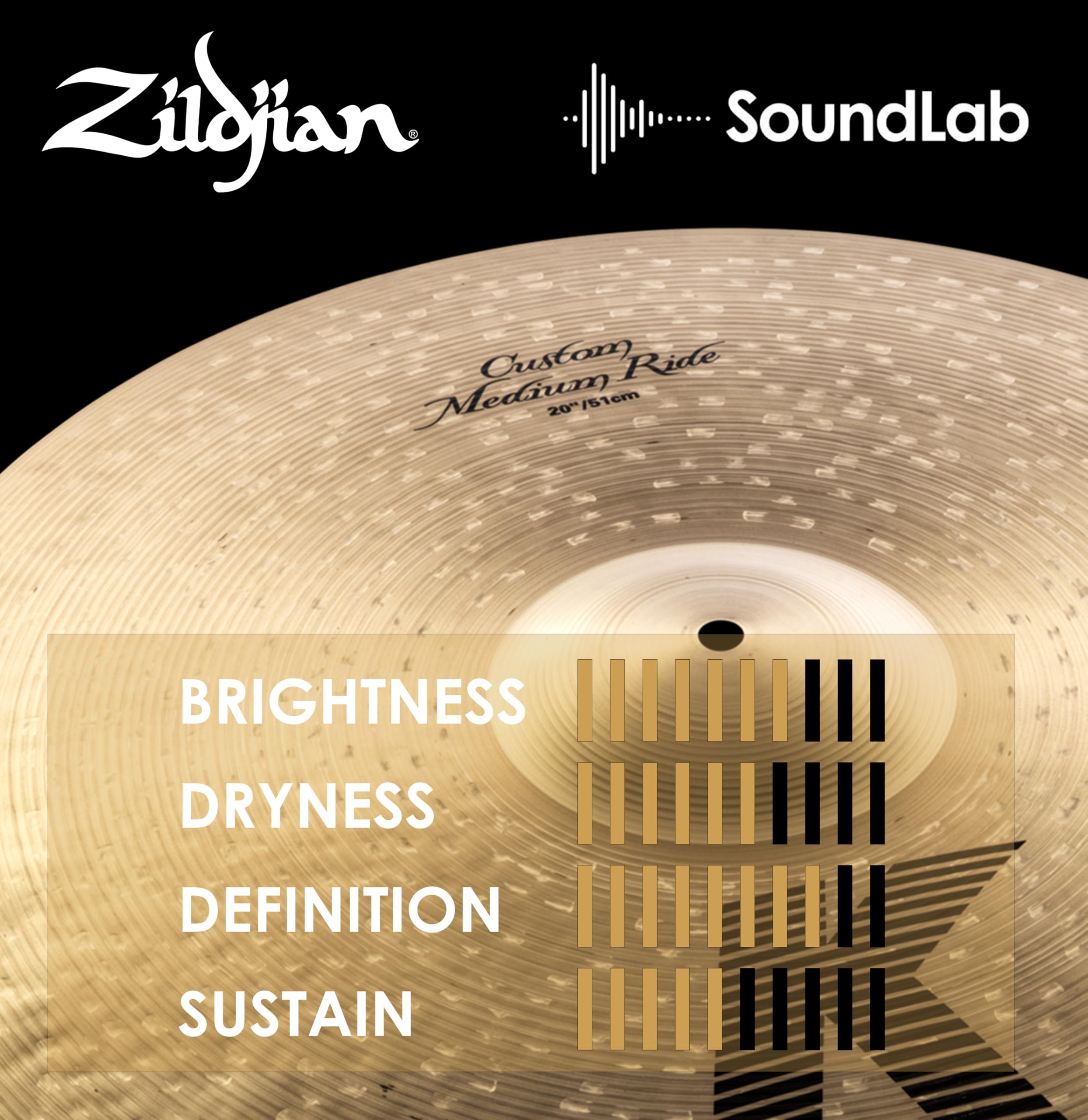 Amazon.com: Avedis Zildjian Company K Custom Medium Ride
