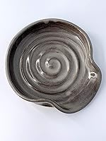 Vista 8 de Spoon Rest, Ceramic Spoon Rest in Steel Grey