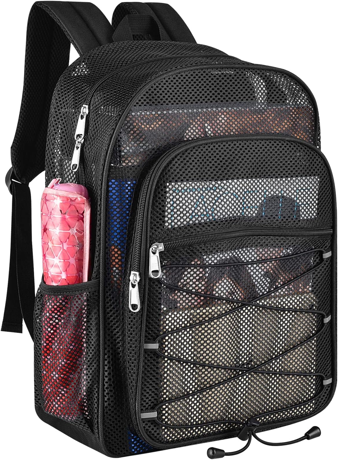 Heavy Duty Mesh Backpacks for Adults, Mesh School Bags for Boys and Girls