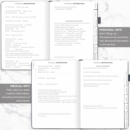 Miniatura 3 de Clever Fox Planificador de fin de vida  Organizador de arreglos finales para beneficiarios, preparación de testamentos, últimos deseos y