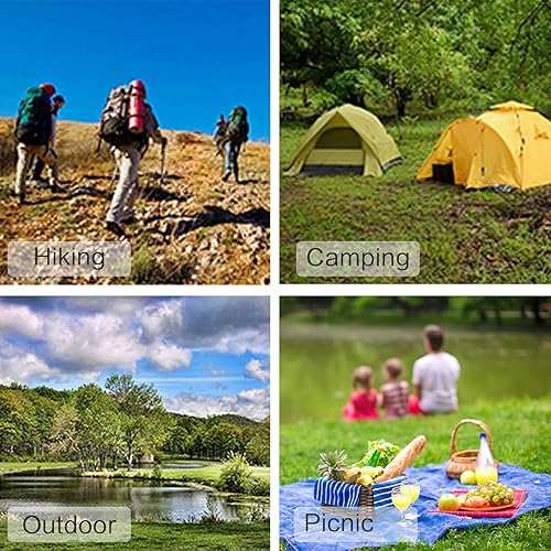 Miniatura 5 de Huella de la tienda, 1-4 personas, impermeable, lona de campamento, ligera, para mochileros, senderismo, playa, picnic