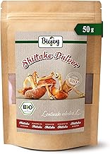 Biojoy Organic Shiitake Powder (50g), Dried and Finely Ground Shiitake Mushrooms (Lentinula edodes)