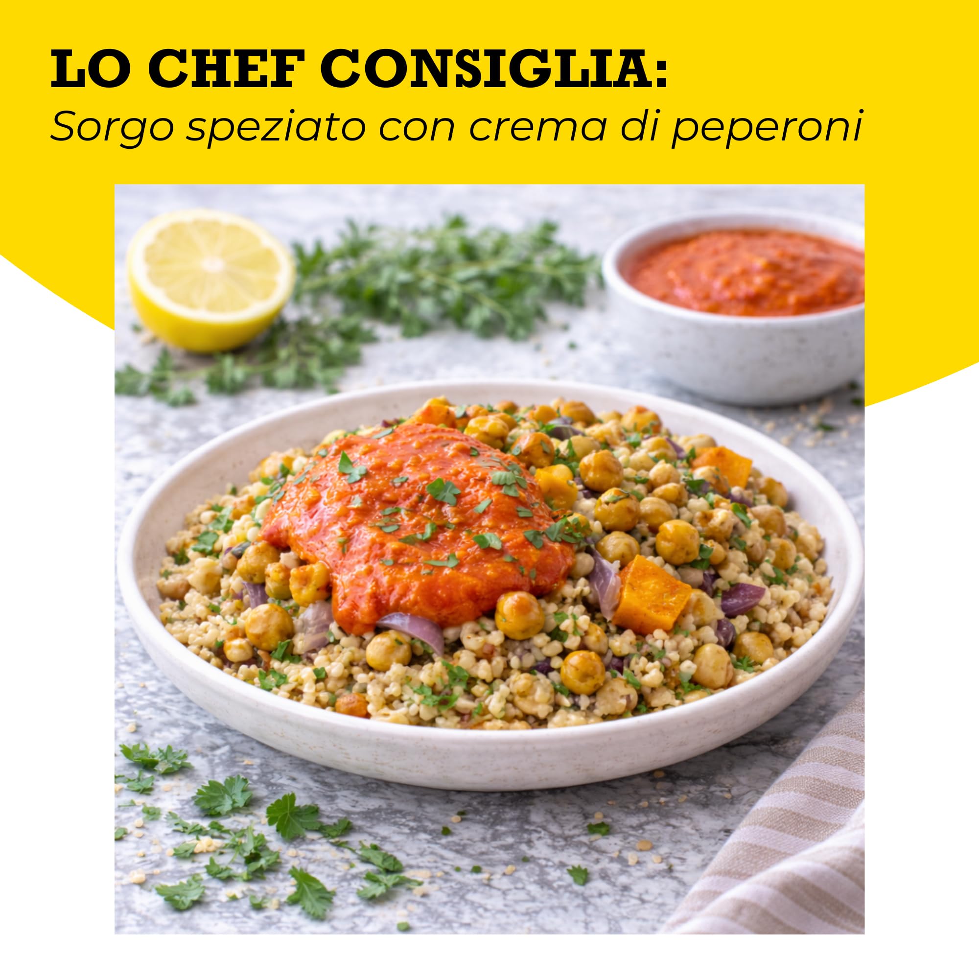 Oltresole, Sorgho blanc décortiqué biologique italien 5 kg, Céréales brutes, produites en Italie par l'agriculture biologique, Format pratique