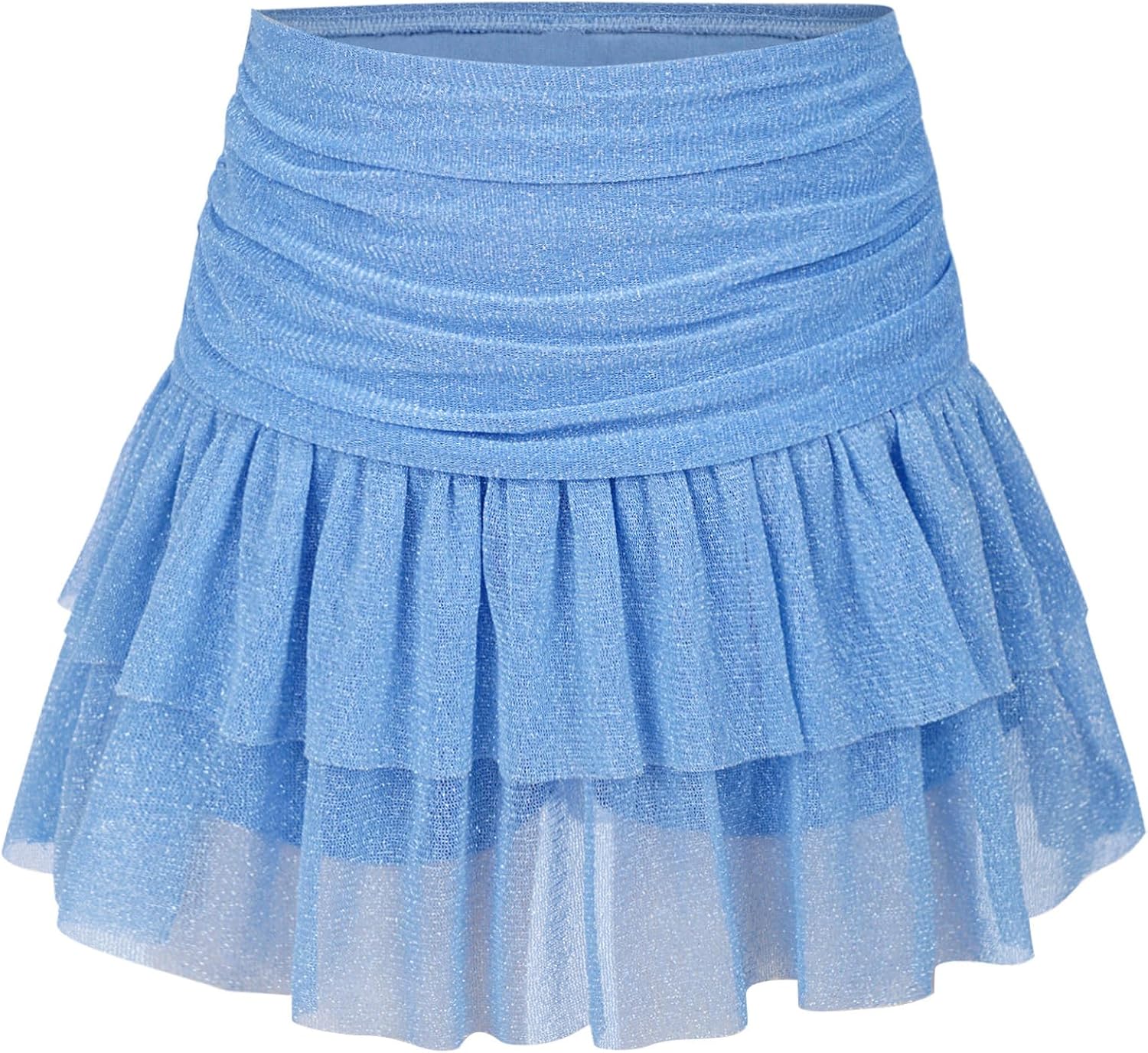 Ruffle Tiered Mini Skirt Skorts Skirts for Girls Kids