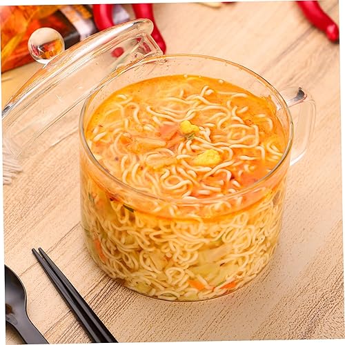 Miniatura 4 de UPKOCH Olla de cocina de vidrio transparente resistente al calor, olla de cocina de 50 onzas, olla multifunción para cocina, restaurante