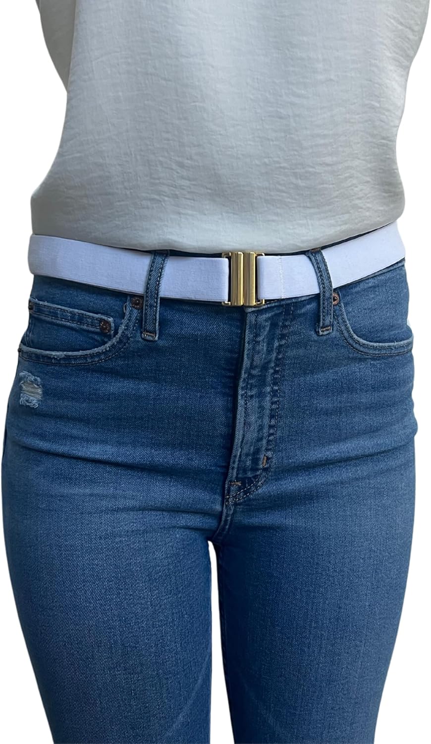 Tights Up - Cintura Elastica Regolabile Senza Fibbia Metallo Per Leggings, Jeans E Vestiti - Foto 6