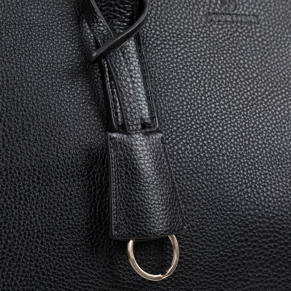 Oberthur Sac à main Business Lady Bradford compartiment ordinateur Noir
