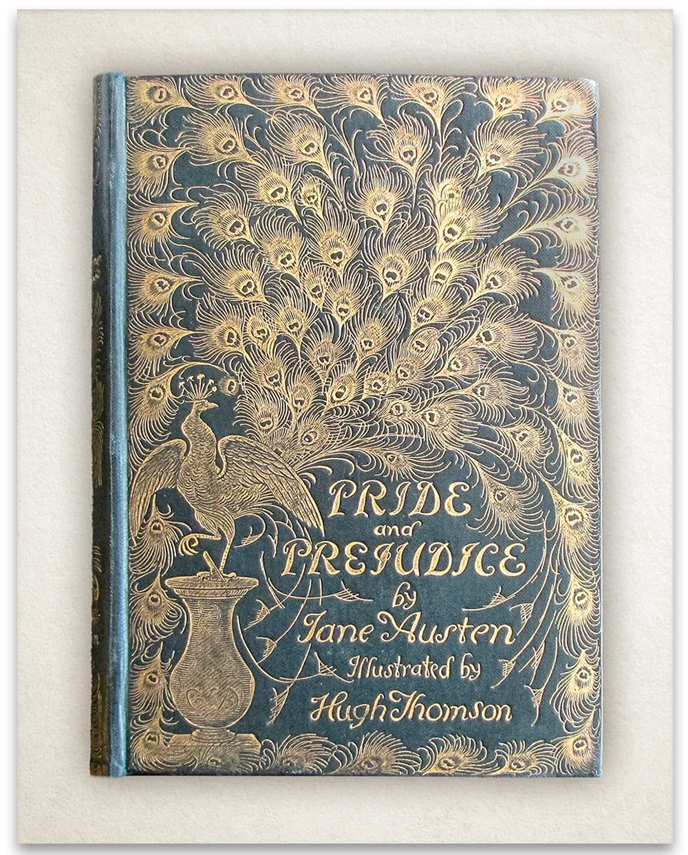 Amazon.com: Pride And Prejudice Book Cover Art – Jane Austen Vintage ...