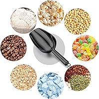 Vista 4 de TeamFar Cuchara de hielo de 5 onzas, cuchara de acero inoxidable para cocina, bar, fiesta, boda, resistente y resistente, fácil almacenamiento