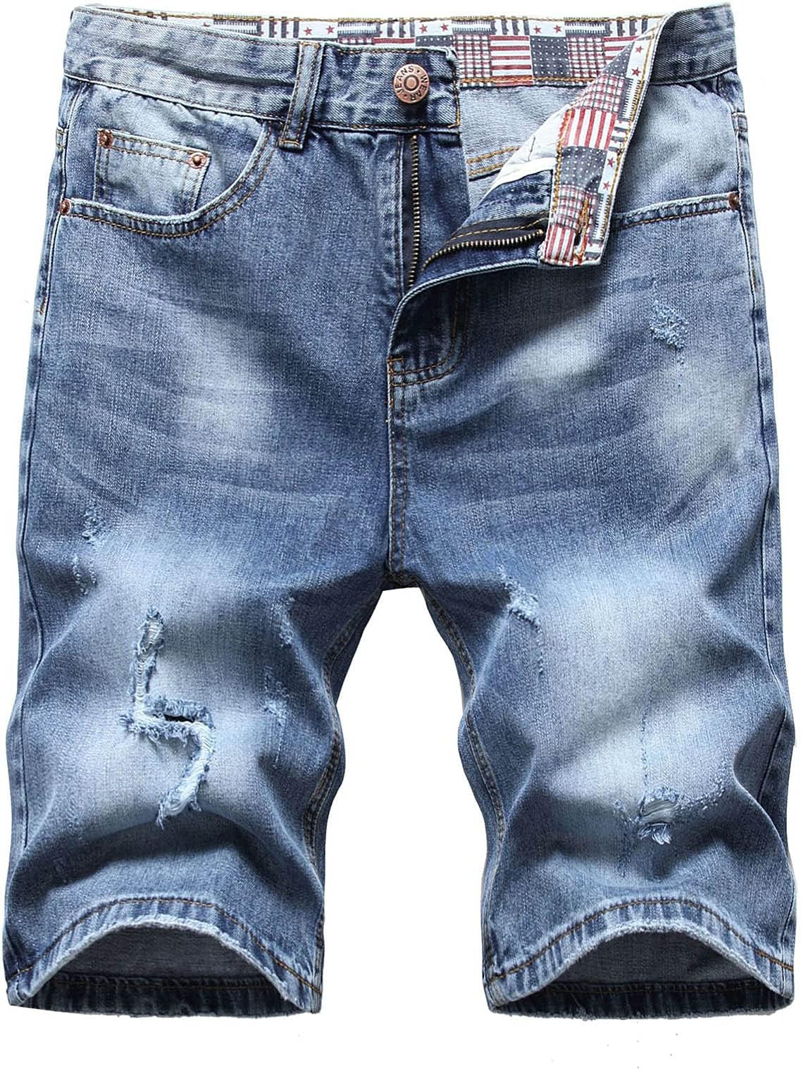 SDGRLoose Retro Summer Hole Jeans Pants High Street Nostalgic Men's Men's Pants 511 Slim Fit Men
