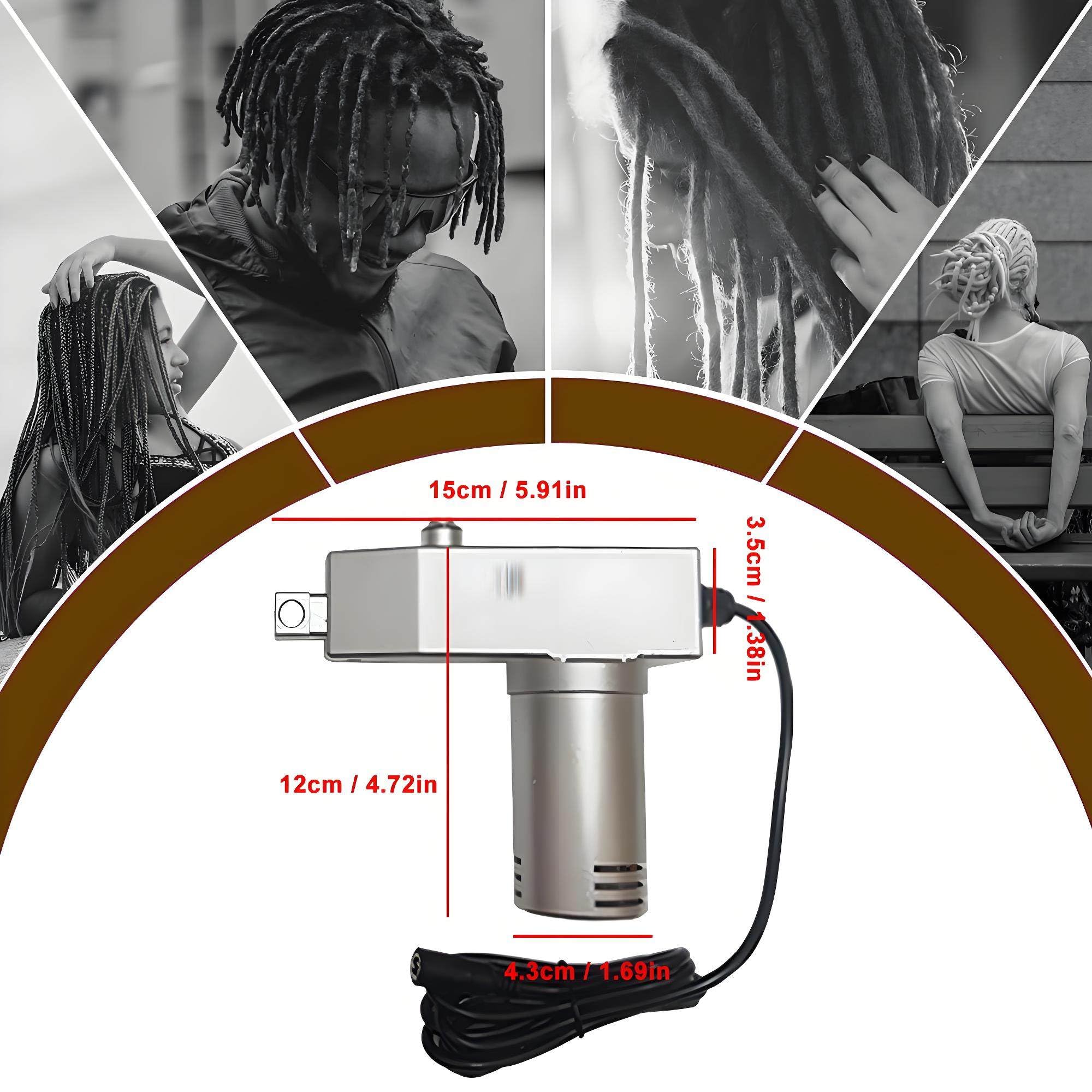 Dread Locking Tool Machine,Astanowa maszyna do szydełkowania,Maquina De Dreadloc,Automatic Bing,6 głowice zastępcze