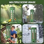 Bird Feeder Squirrel Proof with Weight Activated Perches,Spring Outdoor Hanging Large Metal Bird Feeders,Mesh Wild Birds Feeder for Wild Cardinal, Finch Blue Jay Woodpecker,3LB Capacity