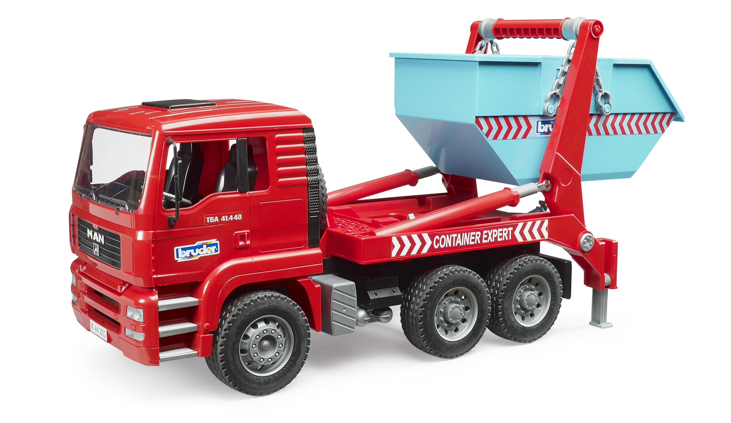 Bruder 02741 - Camion à conteneurs Man TGA - 1:16 Véhicules, camions, véhicules de Chantier, Chantier, Jouets à partir de 3 Ans - 5