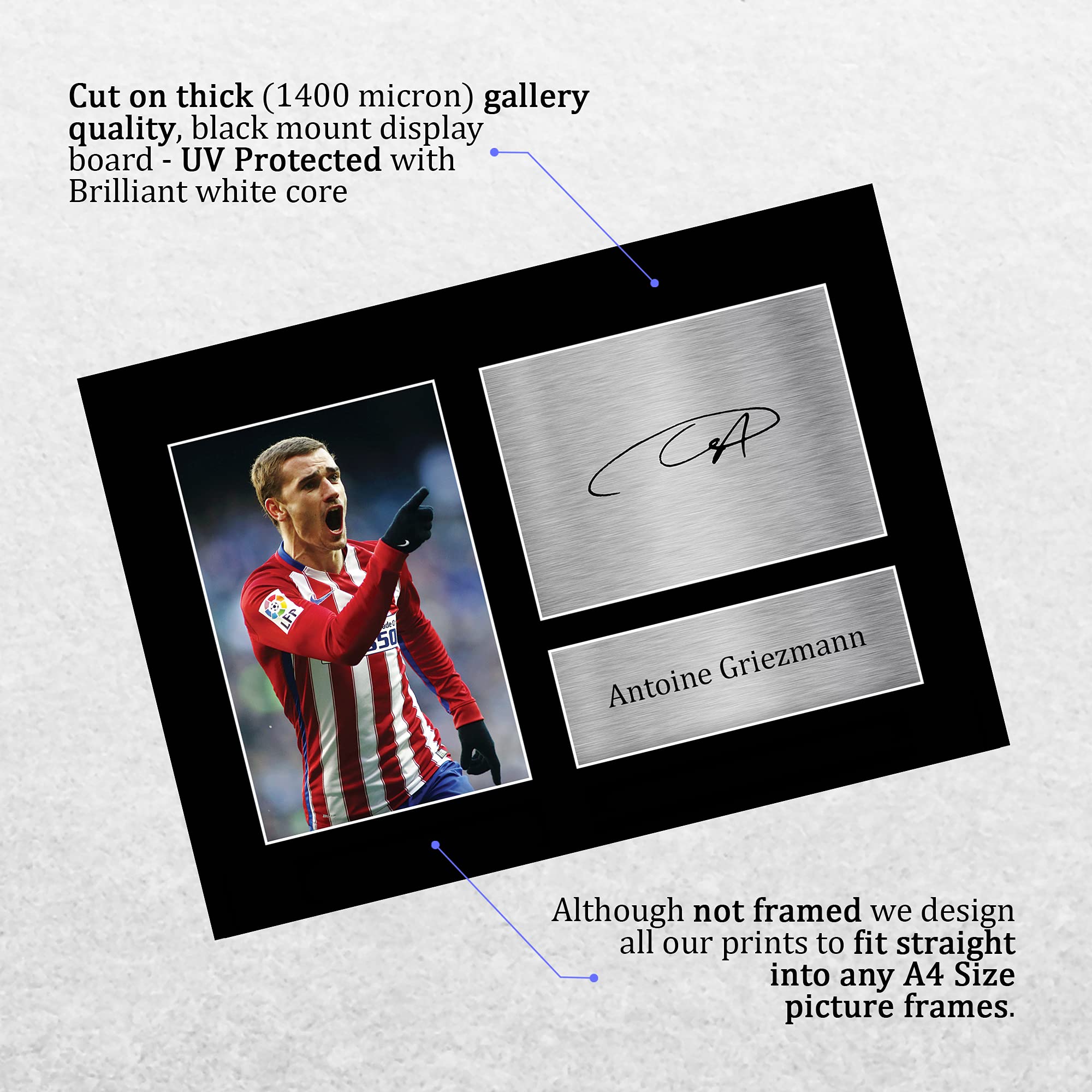 Amazon.co.jp: HWC Trading Antoine Griezmann Gift Signed A4