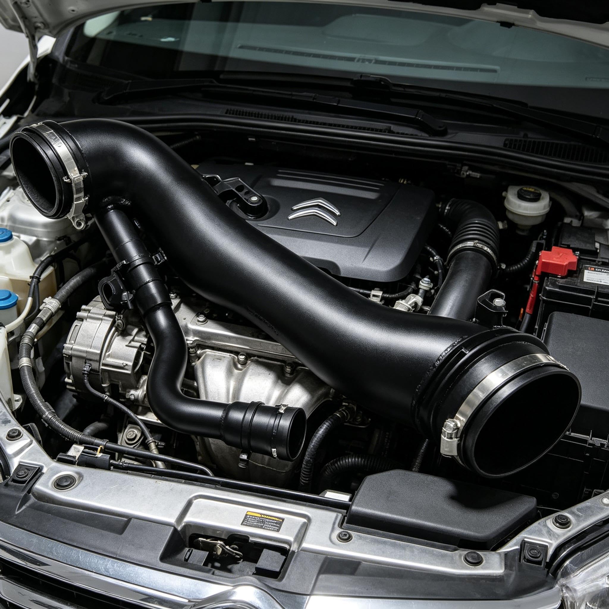 Tubo de admisión de turbocompresor para 207 208 508 3008 C5 DS4 DS5 RCZ 1.6 THP, reemplazo de manguera de entrada de aire turbo OEM 1440S4 9811909980, componente de motor de plástico negro