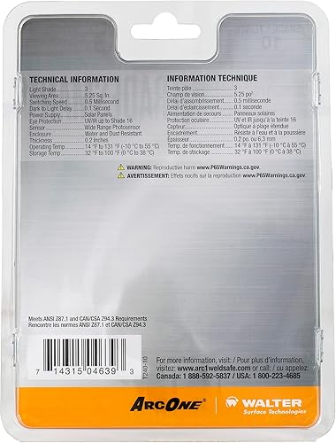 Filtro Horizontal ArcOne T240-10Tradesman con oscurecimiento automático 2X 4pulgadas a14 X 2pulgadas Filtro Horizontal ArcOne T240-10Tradesman con oscurecimiento automático 2X 4pulgadas a14 X 2pulgadas