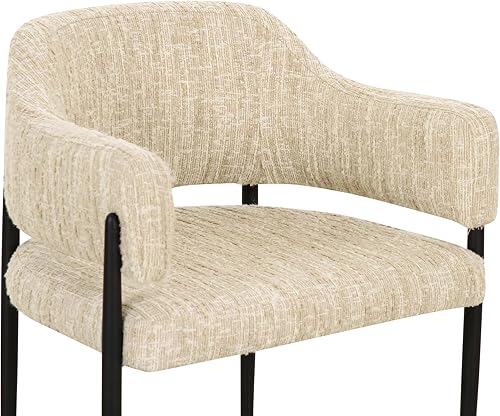 Miniatura 4 de Tov Furniture Sezanne Silla de comedor (crema, Performance Boucle) Performance Boucle,Piel vegana,2-Piel vegana