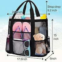 Vista 5 de Bolsas de playa de malla para mujer - Plus bolsa impermeable a prueba de arena