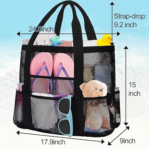 Miniatura 5 de Bolsas de playa de malla para mujer - Plus bolsa impermeable a prueba de arena