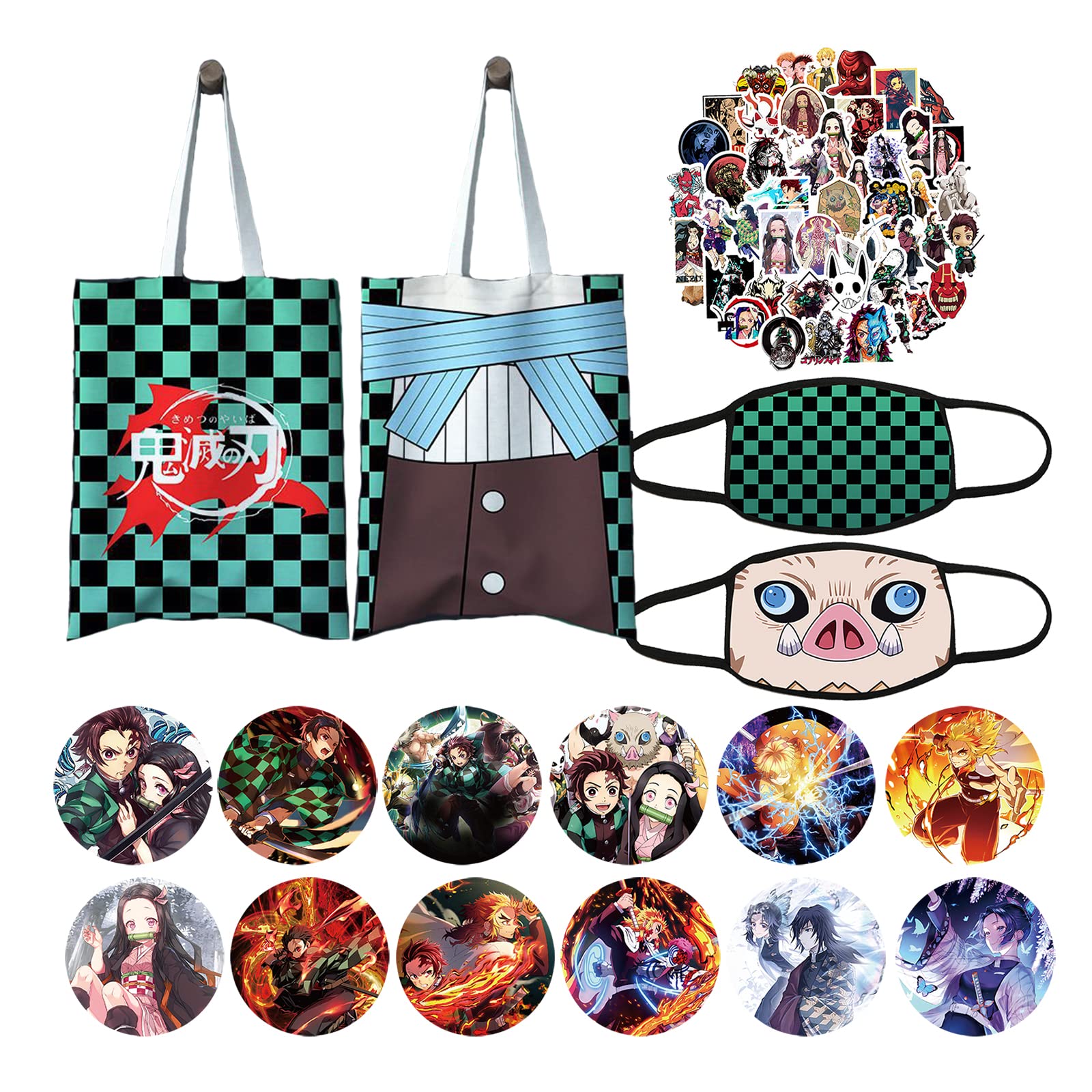 Buy Demon Slayer Merch Anime Merch Set for Fans Demon Slayer Gift Set 1
