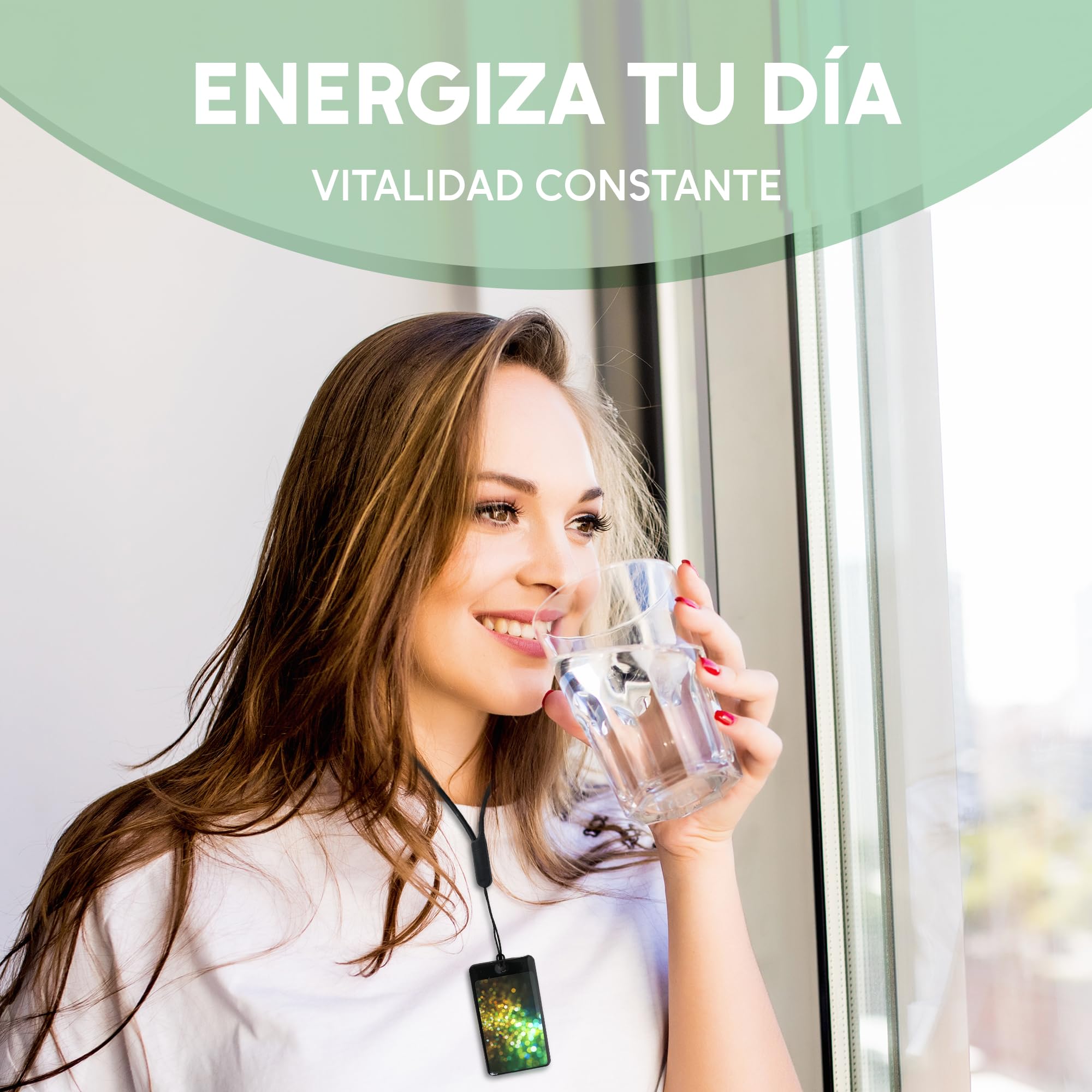 Tarjeta Cuantica Original para Sanacion, Concentracion - Incluye E-book Guia y Cordon Ionizante