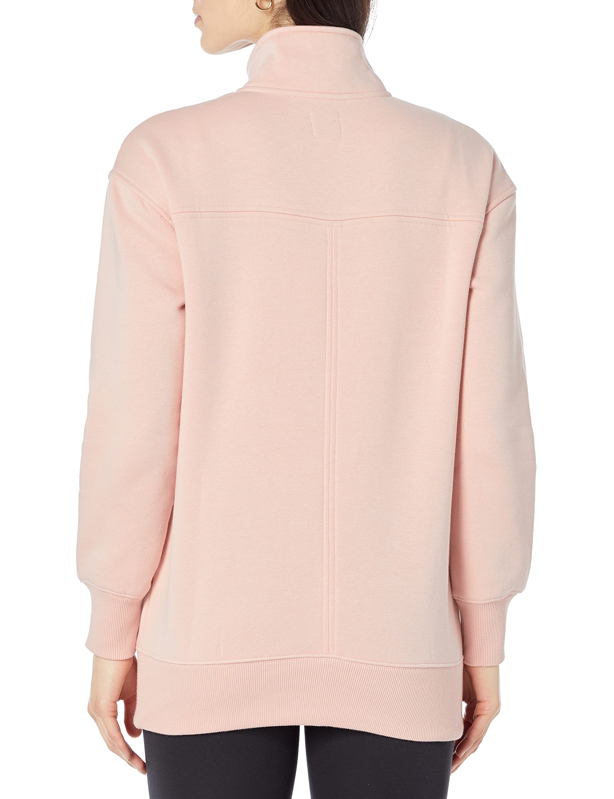 Amazon Aware Felpa a Tunica con Mezza Cerniera dalla vestibilità Comoda (Taglie Forti Disponibili) Donna