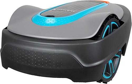 Vista 91 de GARDENA - Cortadora de césped Sileno Minimo 15201-20, robótica y automática, con aplicación Bluetooth y cable límite, silenciosa, para césped