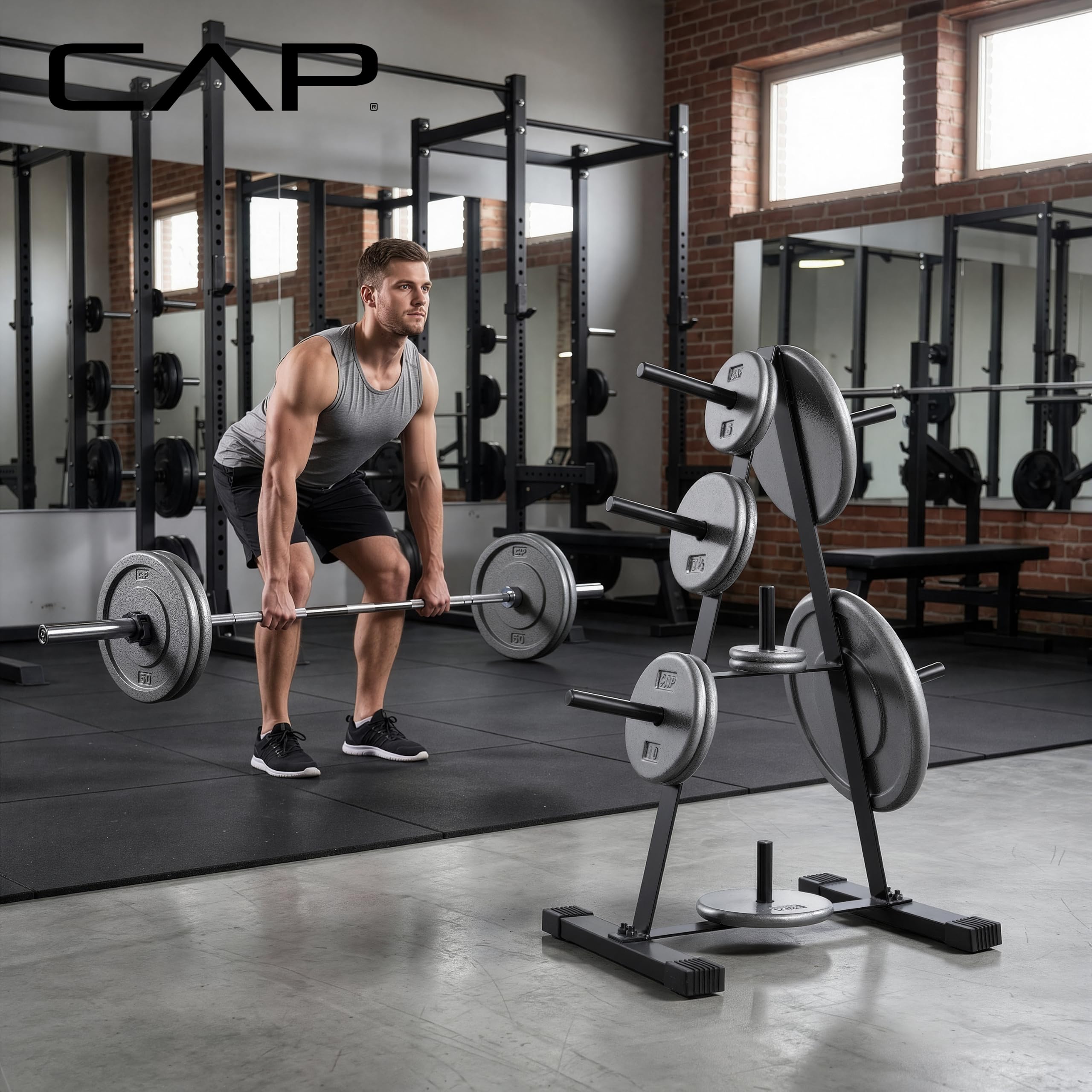 CAP Barbell Hantelscheibenablage für 1" Hantelscheiben