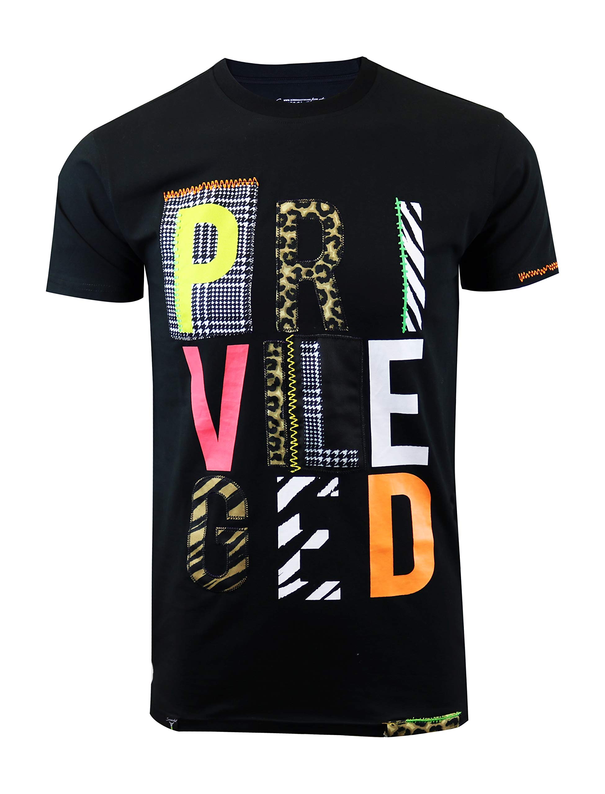 Screenshotbrand Mens Hipster Hip-Hop Premium Tee - Stylish 80's Classic Retro Print T-Shirt