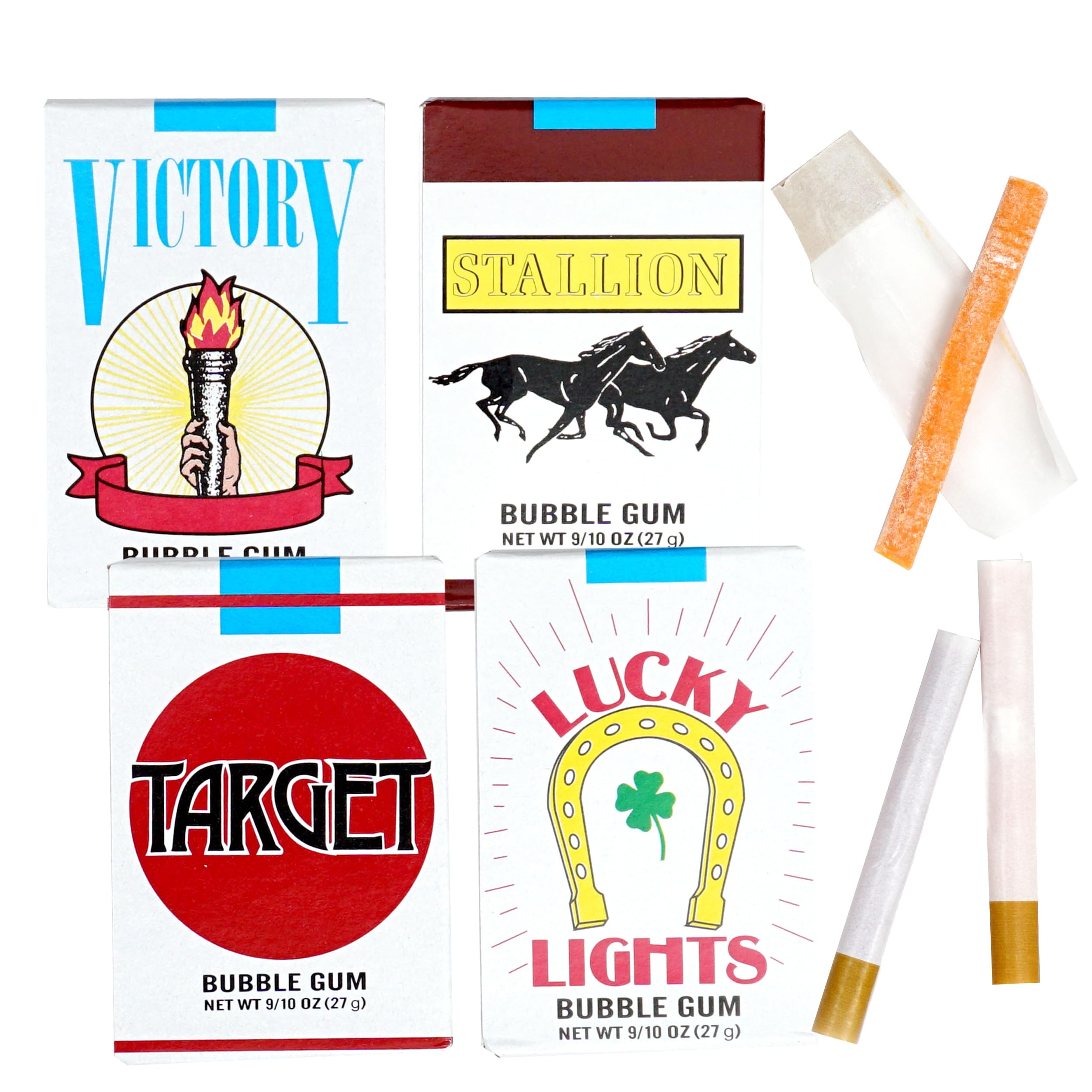 Amazon.com : Bubble Gum Cigarettes (4 Pack), Gum Cigarettes, Candy