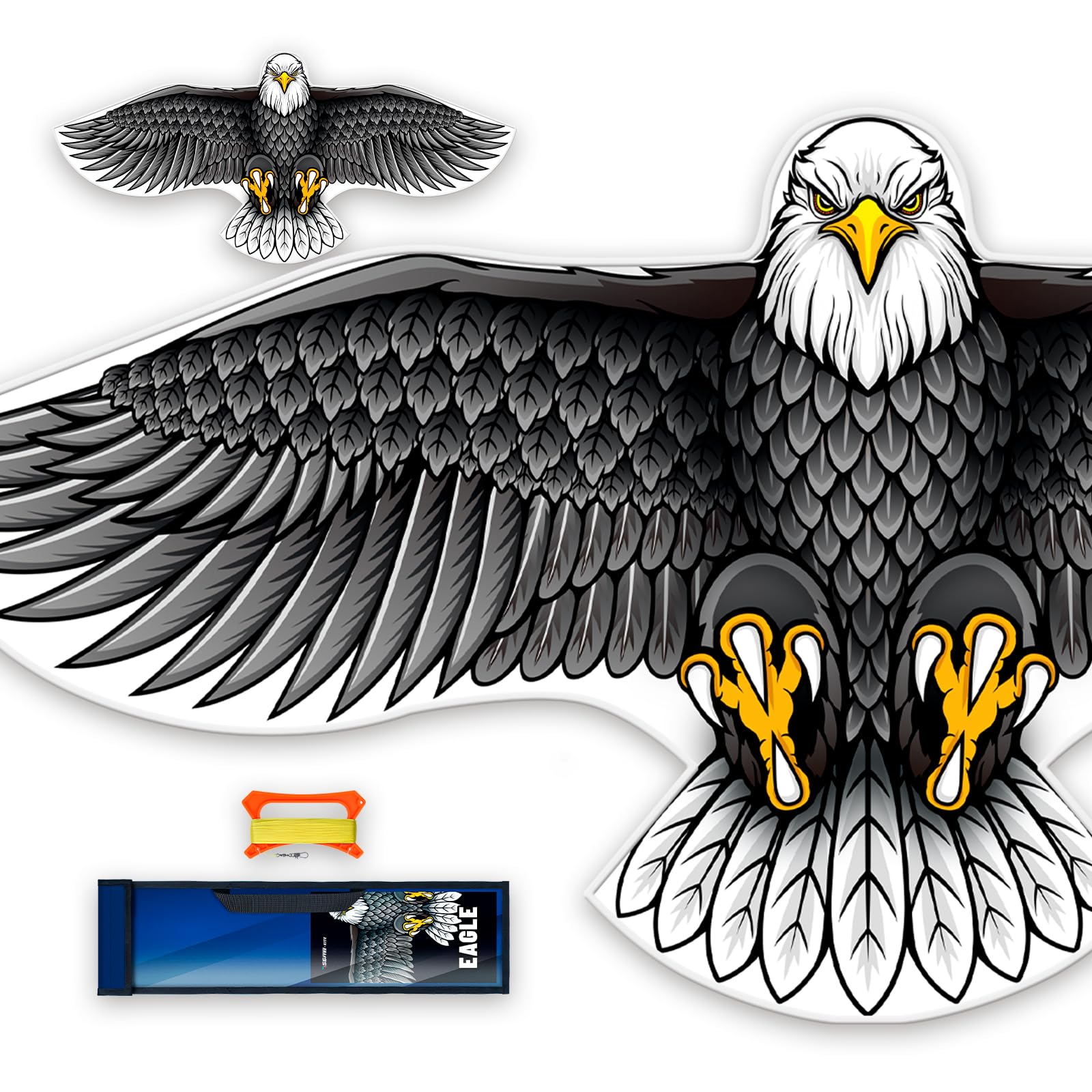 Eagle Kites for Adult and Kids，Extremely Easy to Fly for Beginners,Single Line Beach and Park