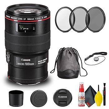 【美品】 キャノン Canon EF 100mm F2.8 MACRO Canon EF 100mm f/2.8L Macro IS USM Lens 3554B002 B&H Photo Video