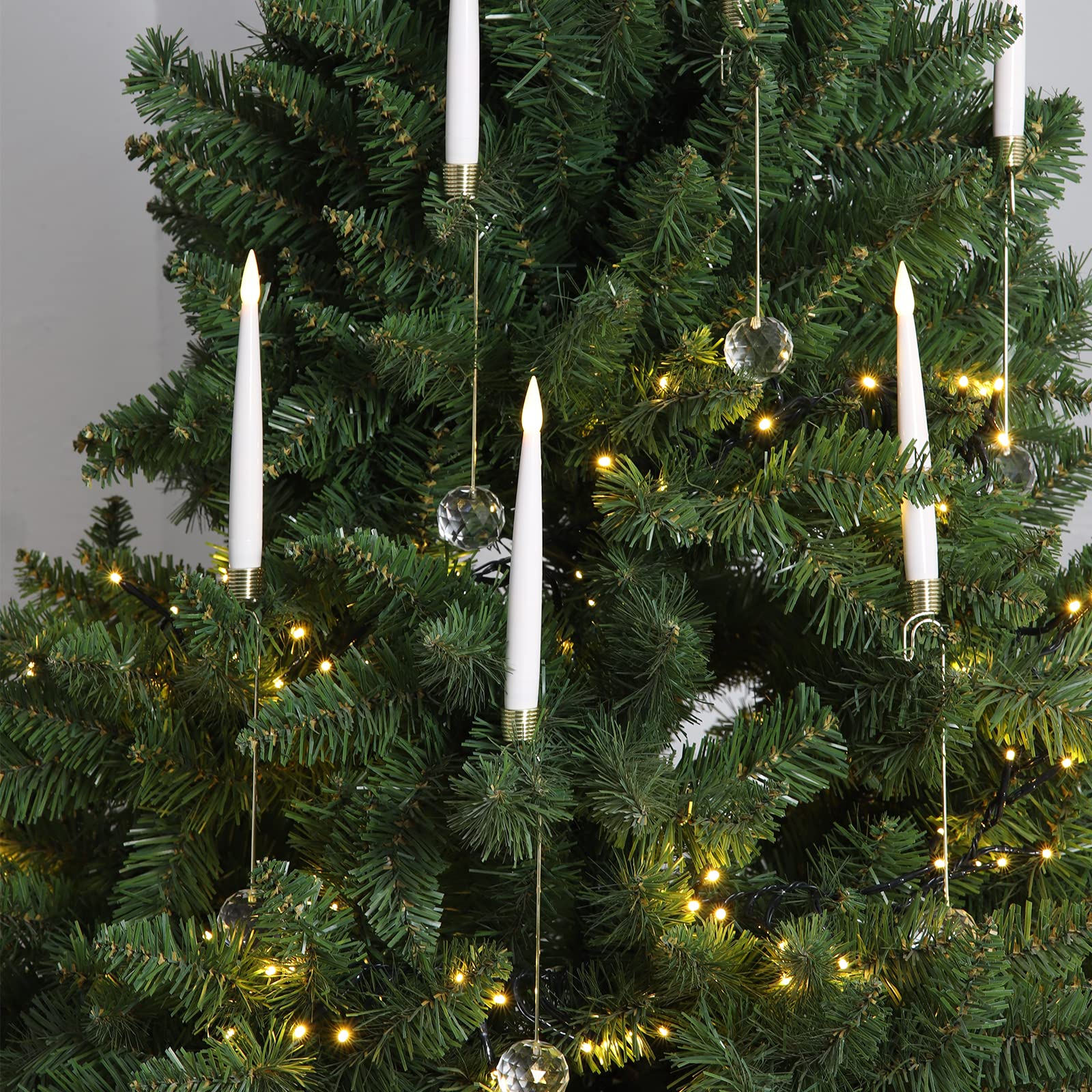 Deuba LED Kerstverlichting Kerstboomkaarsen 30 Stuks incl