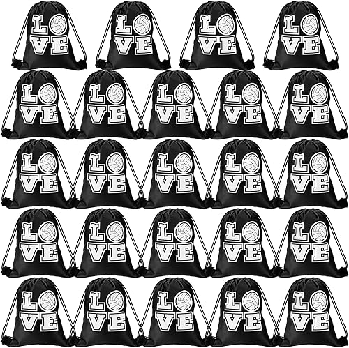 Bolsas con cordón de puerto con cordón, bolsa de caramelos, bolsa de regalo para fiestas deportivas, suministros para fiestas deportivas, Negro,