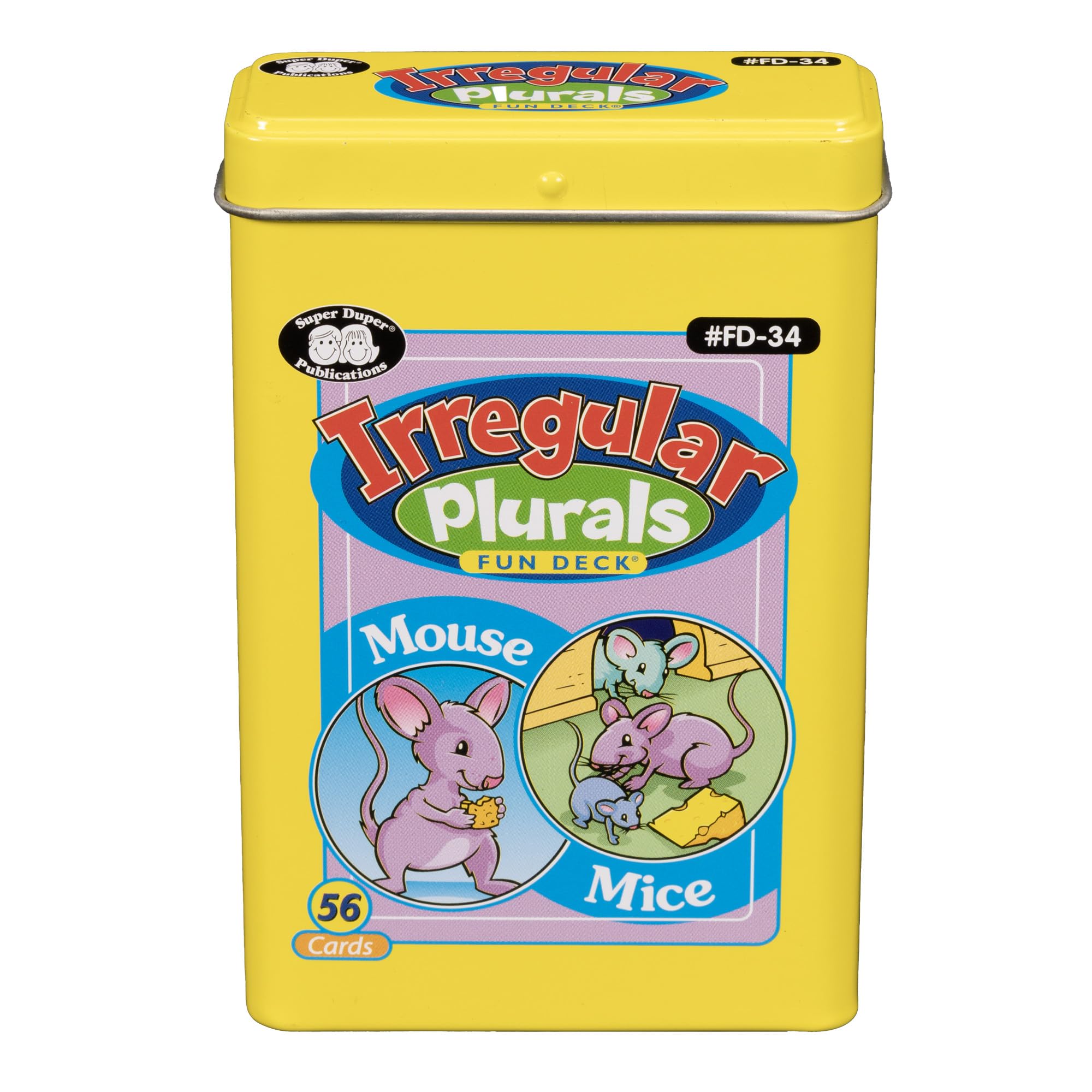 Super Duper Publications | Irregular Plurals Fun Deck Flash Cards | Educational Learning Resource for Children