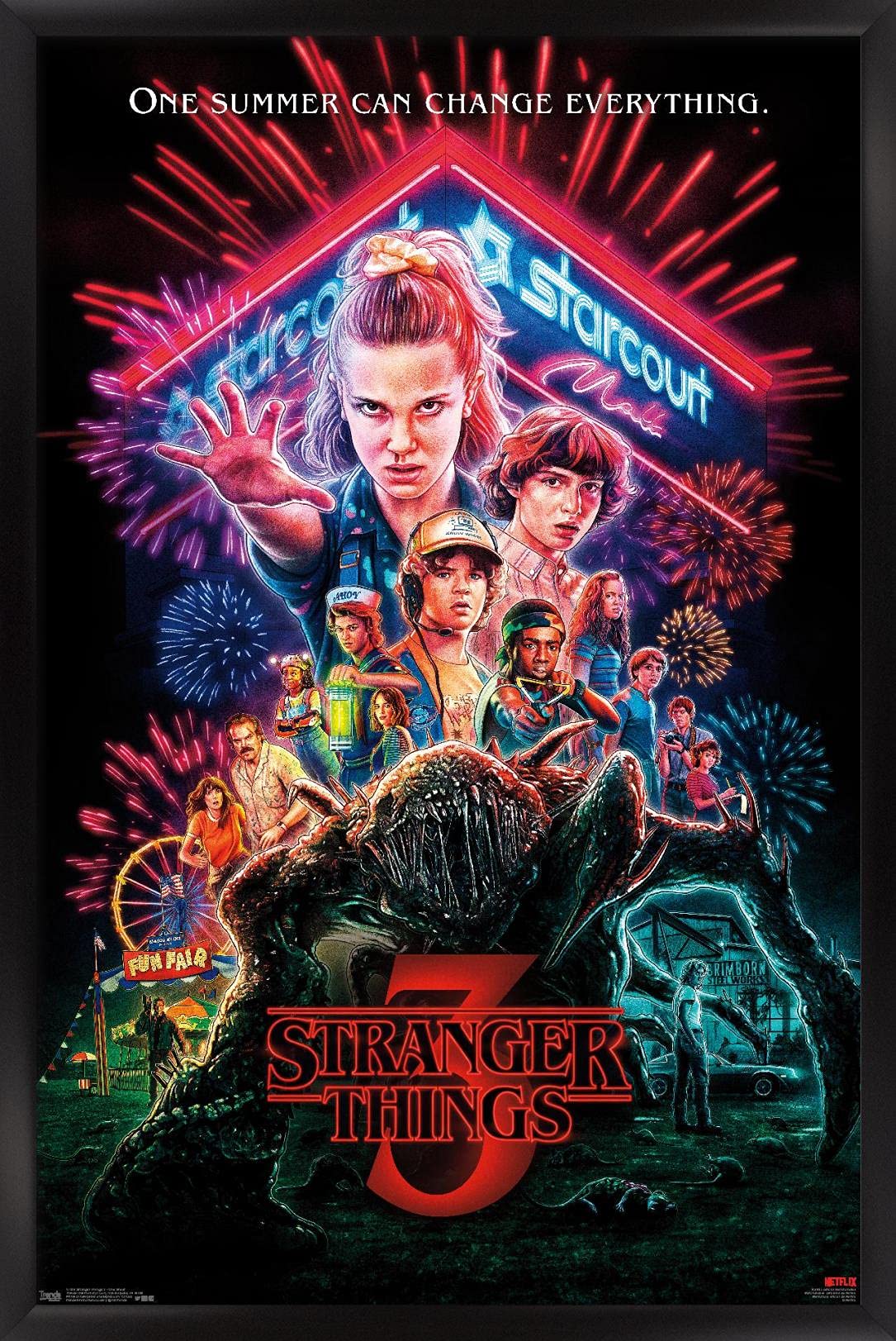ストレンジャー・シングス ポスター 9枚 Amazon.co.jp: Trends International Stranger Things 3 - 1シート
