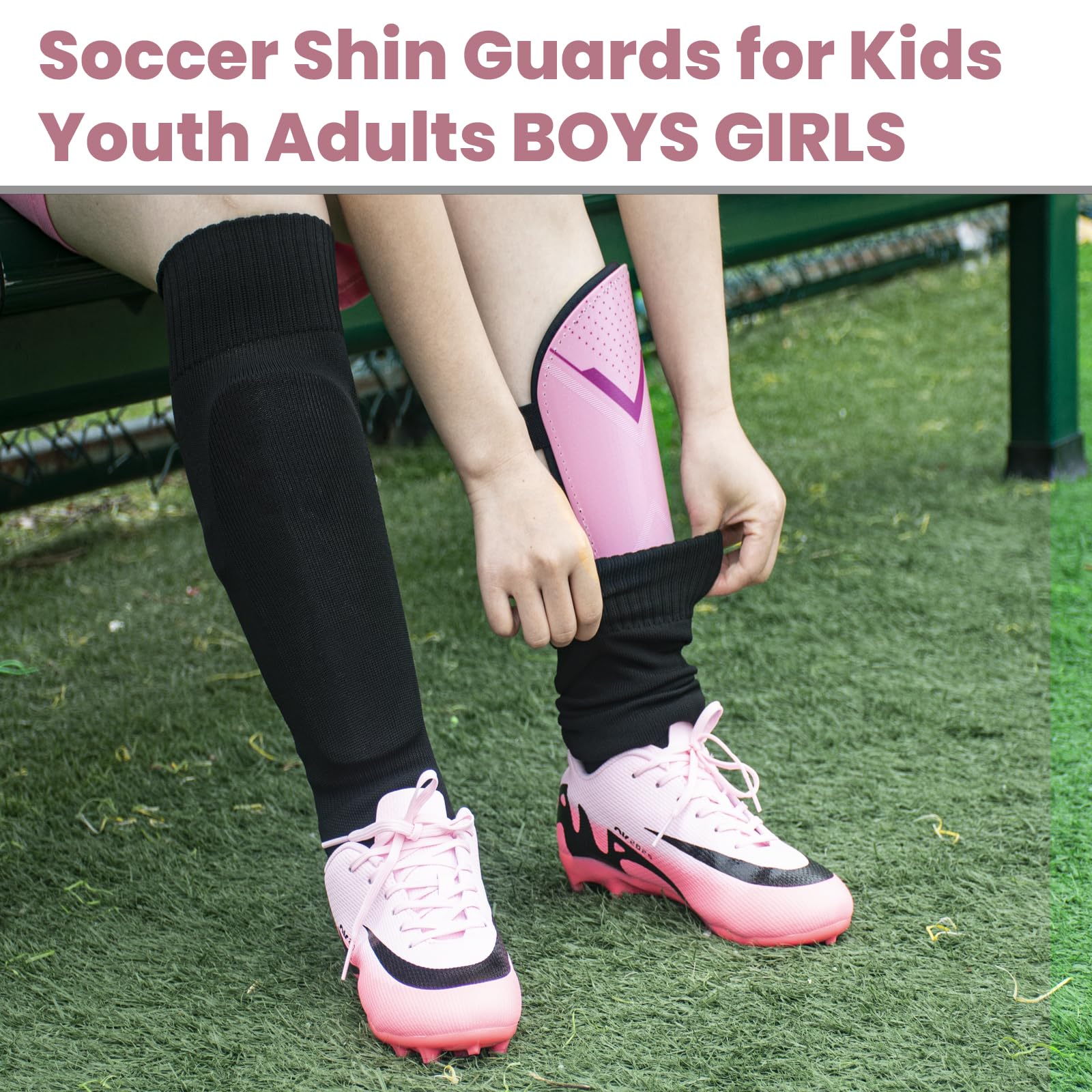 Parastinchi da calcio per bambini, ragazzi e adulti, parastinchi con protezione alla caviglia, attrezzatura da calcio per 3, 5, 4-6, 7-9, 10-12 anni, per ragazzi e ragazze, Espinilleras de