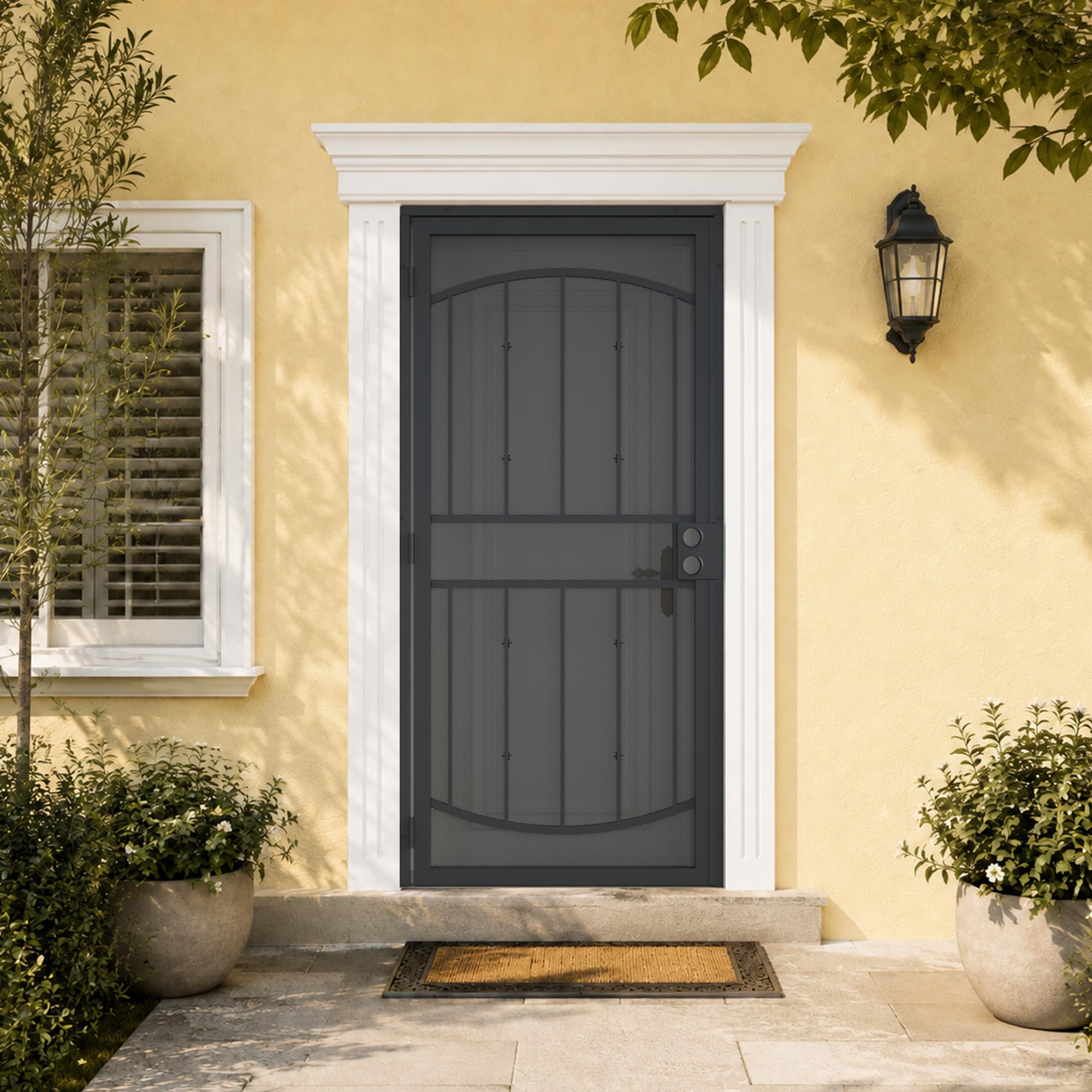 Photo 1 of BARNSMITH 36"x80" Black Security Screen Door