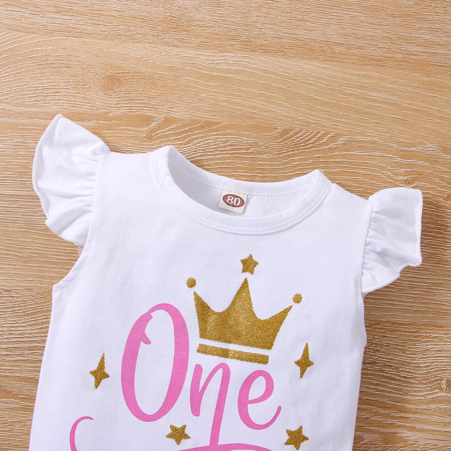 Baby Girl Birthday Outfit Romper My 1st Cake Smash Skirt Set Tutu Dress with Sequins Bowknot Headband 3Pcs - Image 2