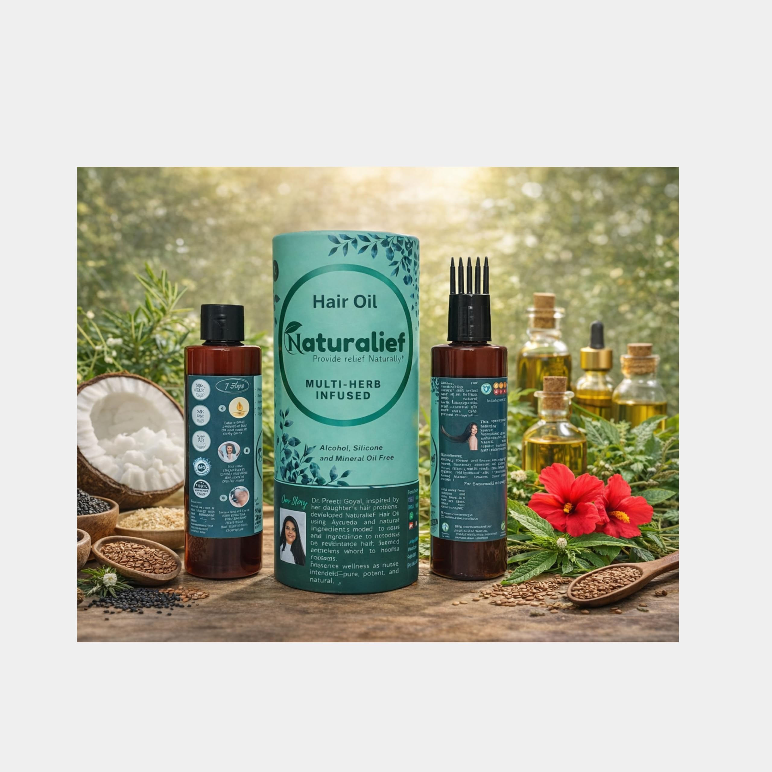 Multi-Herb Infused Hair Oil – Natural Blend for Hair Growth & Scalp Nourishment-image-20