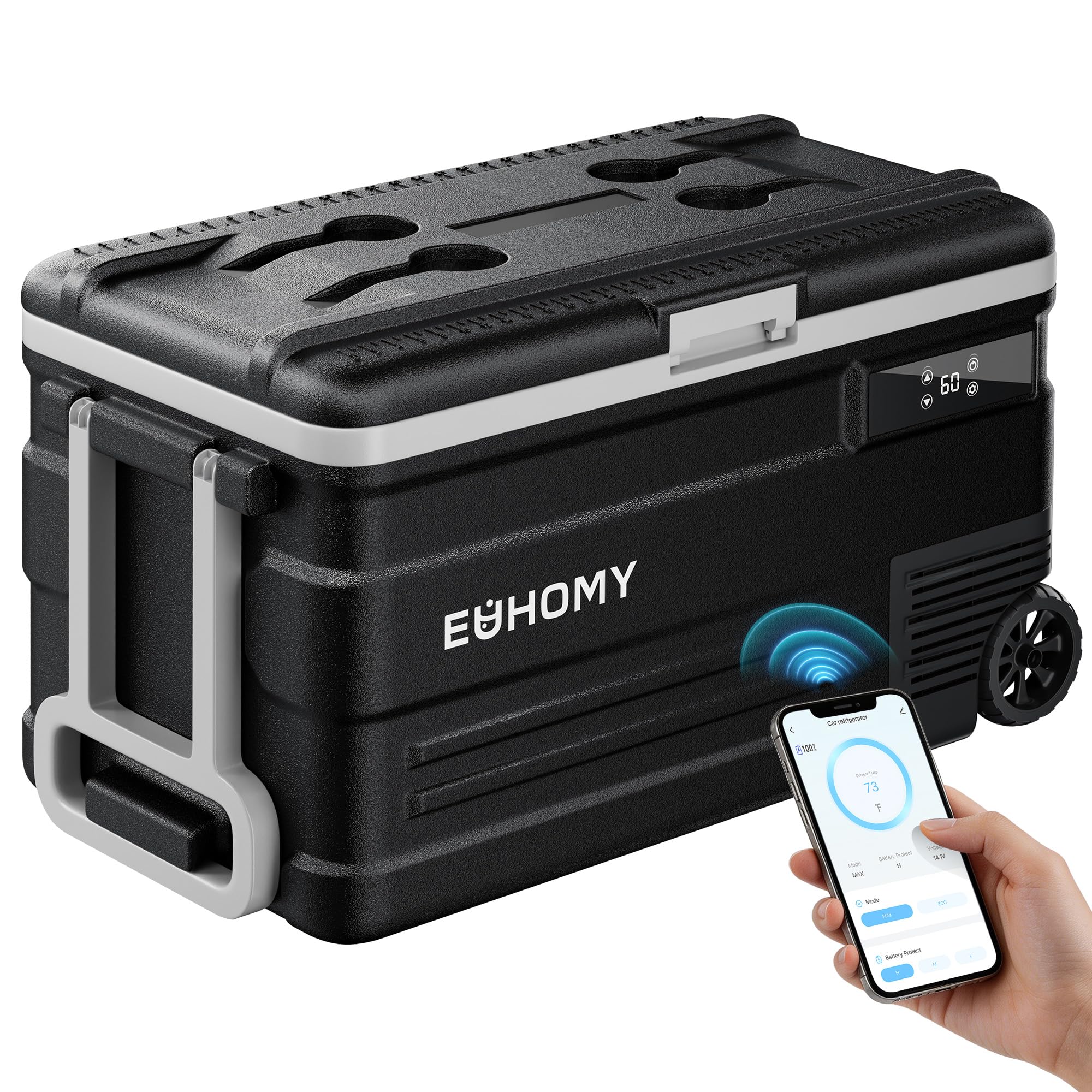 EUHOMY 80QT 12V Refrigerator