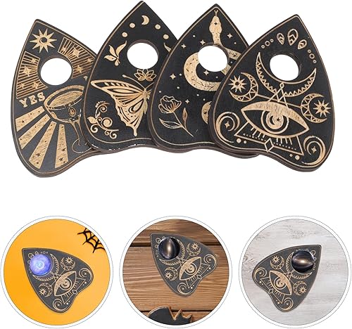 Miniatura 7 de 4 soportes de exhibición de esfera de cristal de madera, soporte de base de bola de cristal para esfera, varios expositores de bolas de cristal,