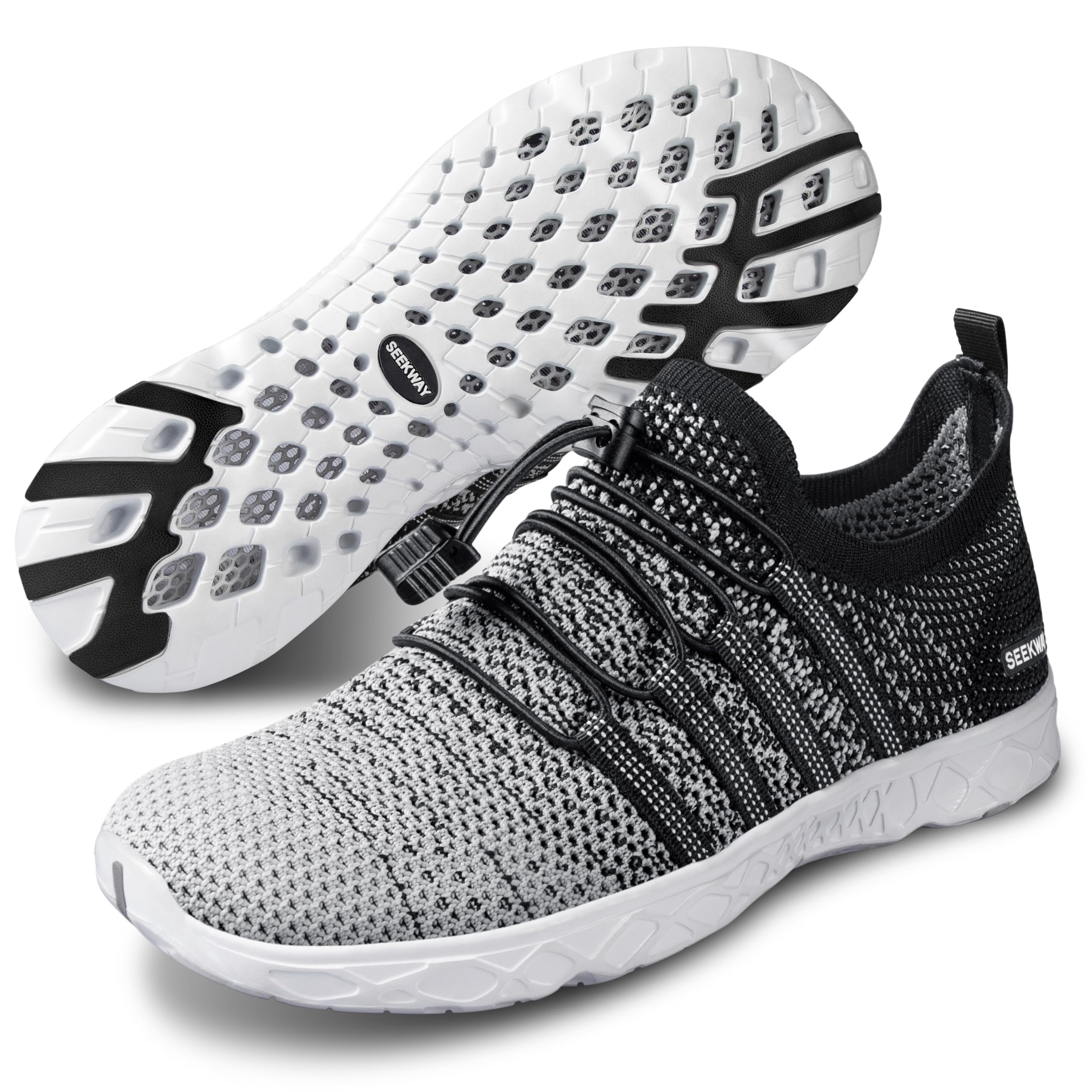 SEEKWAY Mens Womens Water Shoes Quick Dry Non-Slip Barefoot Lightweight Beach Pool River Sailing Walking