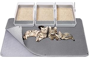 Fostanfly Cat Litter Mat Extra Large: Outsmart Litter Woes!