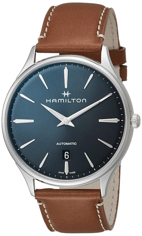 【美品】Hamilton ジャズマスター H385111デイト ブラック文字盤 HAMILTON ハミルトン H385111 JAZZMASTERジャズマスター シン