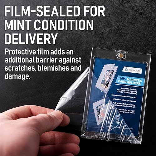 Miniatura 7 de Funda magnética prémium de 35 PT a 360 PT  Soporte magnético para tarjetas de intercambio, deportes profesionales, fútbol, baloncesto, béisbol, MTG